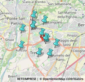 Mappa StreetVia, 24048 Treviolo BG, Italia (1.34)