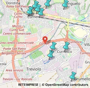 Mappa StreetVia, 24048 Treviolo BG, Italia (1.25273)