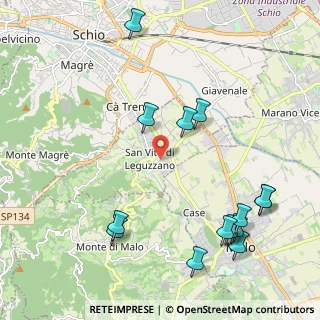Mappa Via Gabriele D'Annunzio, 36030 San Vito di Leguzzano VI, Italia (2.54429)