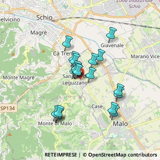 Mappa Via Gabriele D'Annunzio, 36030 San Vito di Leguzzano VI, Italia (1.509)