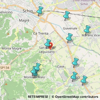 Mappa Via Gabriele D'Annunzio, 36030 San Vito di Leguzzano VI, Italia (2.62)