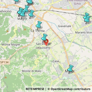 Mappa Via Gabriele D'Annunzio, 36030 San Vito di Leguzzano VI, Italia (3.43643)