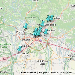 Mappa Via San Giovanni Bosco, 24125 Bergamo BG, Italia (4.44455)