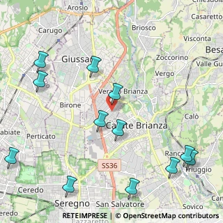 Mappa Via Giosuè Carducci, 20843 Verano Brianza MB, Italia (2.7)