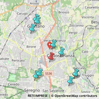 Mappa Via Giosuè Carducci, 20843 Verano Brianza MB, Italia (2.30182)