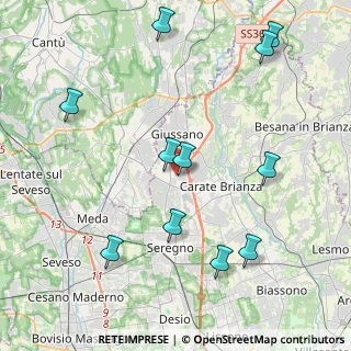 Mappa Via Consorziale della Gibbina, 20833 Giussano MB, Italia (4.7)