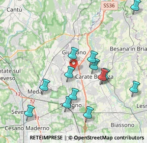 Mappa Via Consorziale della Gibbina, 20833 Giussano MB, Italia (4.02538)