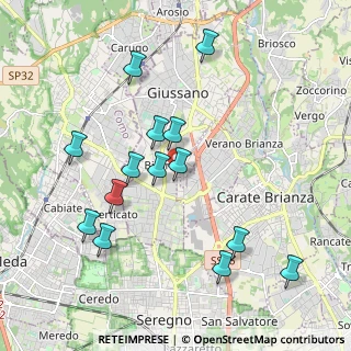 Mappa Via Consorziale della Gibbina, 20833 Giussano MB, Italia (1.99214)