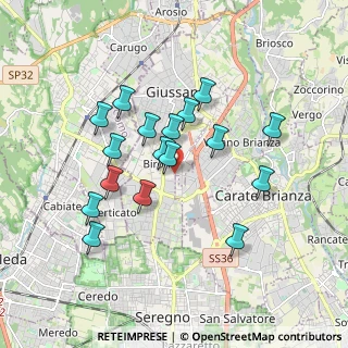 Mappa Via Consorziale della Gibbina, 20833 Giussano MB, Italia (1.59882)