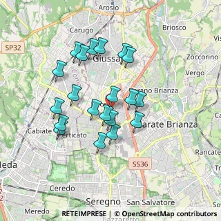Mappa Via Consorziale della Gibbina, 20833 Giussano MB, Italia (1.5665)
