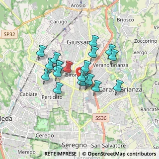 Mappa Via Consorziale della Gibbina, 20833 Giussano MB, Italia (1.3125)