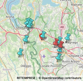 Mappa Via G. Marconi, 21019 Somma lombardo VA, Italia (7.04)
