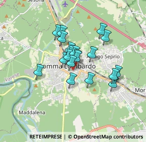 Mappa Via Marconi Guglielmo, 21019 Somma Lombardo VA, Italia (1.235)