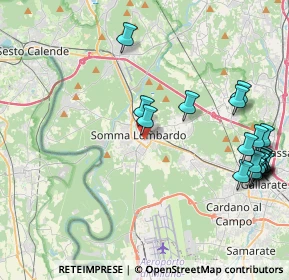 Mappa Via Marconi Guglielmo, 21019 Somma Lombardo VA, Italia (5.174)