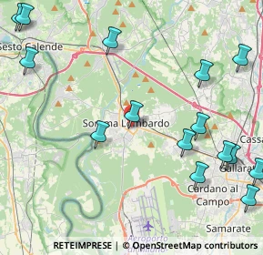 Mappa Via Marconi Guglielmo, 21019 Somma Lombardo VA, Italia (6.3885)