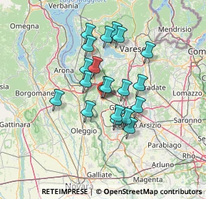 Mappa Via G. Marconi, 21019 Somma lombardo VA, Italia (10.572)