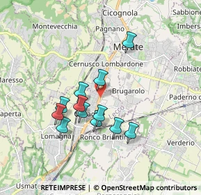 Mappa Strada Statale, 23875 Osnago LC, Italia (1.495)