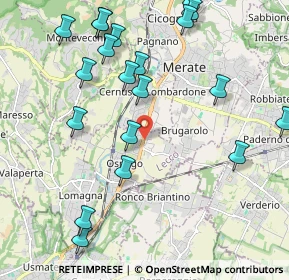 Mappa Strada Statale, 23875 Osnago LC, Italia (2.4255)