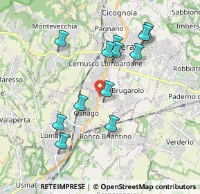 Mappa Strada Statale, 23875 Osnago LC, Italia (1.79583)