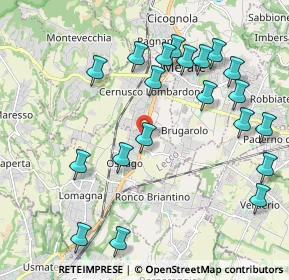 Mappa Via Statale, 23875 Osnago LC, Italia (2.271)