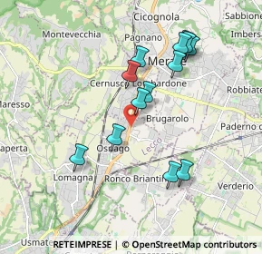 Mappa Via Statale, 23875 Osnago LC, Italia (1.74923)