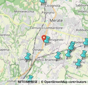 Mappa Via Statale, 23875 Osnago LC, Italia (2.8725)