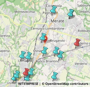 Mappa Via Statale, 23875 Osnago LC, Italia (2.67875)