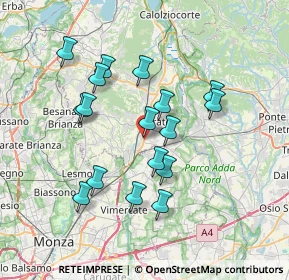 Mappa Strada Statale, 23875 Osnago LC, Italia (6.52647)