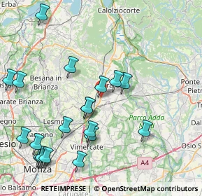 Mappa Strada Statale, 20875 Osnago LC, Italia (9.595)