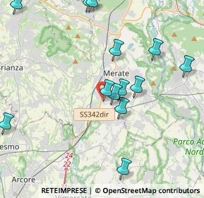 Mappa Strada Statale, 23875 Osnago LC, Italia (4.69357)