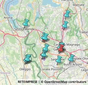 Mappa Via Soragana, 21019 Somma Lombardo VA, Italia (7.10706)