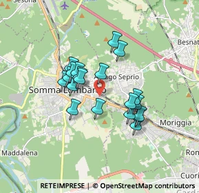 Mappa Via Soragana, 21019 Somma Lombardo VA, Italia (1.357)