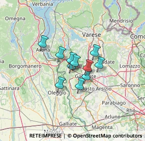 Mappa Via Soragana, 21019 Somma Lombardo VA, Italia (7.42455)