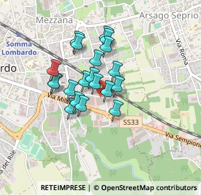 Mappa Via Soragana, 21019 Somma Lombardo VA, Italia (0.314)