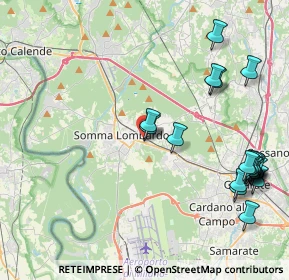 Mappa Via Soragana, 21019 Somma Lombardo VA, Italia (5.0665)