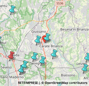 Mappa Via Giovanni Verga, 20050 Verano Brianza MB, Italia (5.79714)