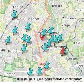 Mappa Via Giovanni Verga, 20050 Verano Brianza MB, Italia (2.0155)