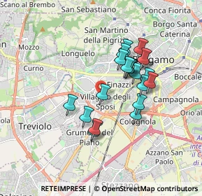 Mappa Via Delle Cave, 24127 Bergamo BG, Italia (1.4705)