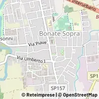 Hartă Bonate Sopra