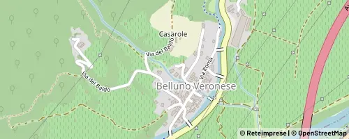 Mappa Brentino Belluno