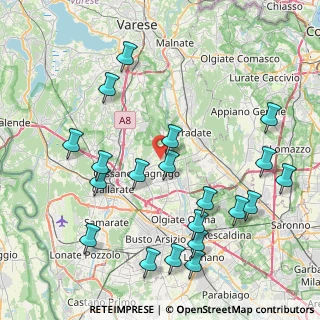 Mappa 21050 Cairate VA, Italia (9.426)