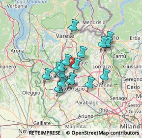 Mappa 21050 Cairate VA, Italia (10.41353)
