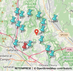 Mappa 21050 Cairate VA, Italia (4.0075)