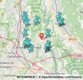 Mappa 21050 Cairate VA, Italia (3.31412)