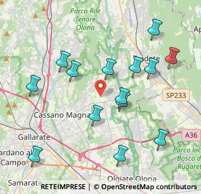 Mappa 21050 Cairate VA, Italia (4.02071)