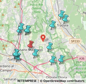 Mappa 21050 Cairate VA, Italia (4.26)