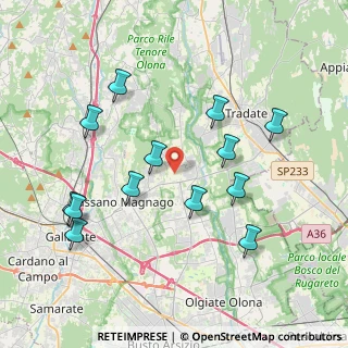 Mappa 21050 Cairate VA, Italia (4.03846)