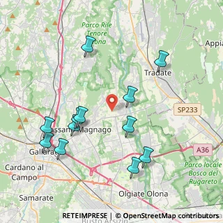 Mappa 21050 Cairate VA, Italia (4.17333)