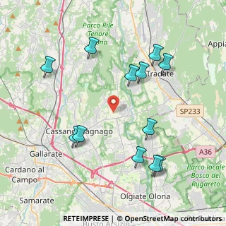 Mappa 21050 Cairate VA, Italia (4.31333)