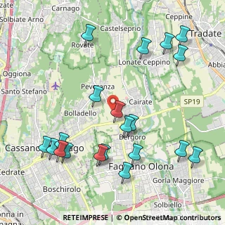 Mappa 21050 Cairate VA, Italia (2.4055)
